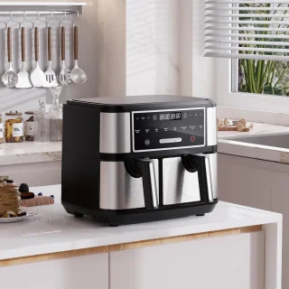 Equivera Dubbele Airfryer Dual Cook