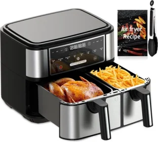 Equivera Dubbele Airfryer Dual Cook