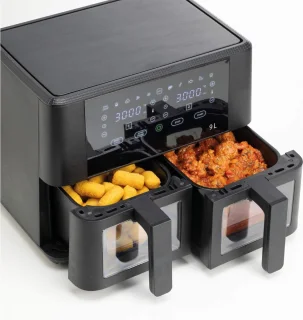 Equivera Dubbele Airfryer Dual Cook