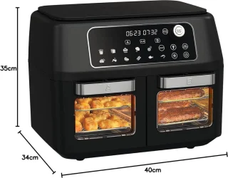 Equivera Dubbele Airfryer Dual Cook