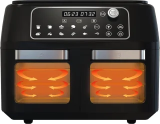 Equivera Dubbele Airfryer Dual Cook