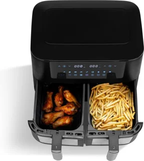 Equivera Dubbele Airfryer Dual Cook Mega
