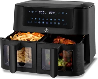 Equivera Dubbele Airfryer Dual Cook Mega