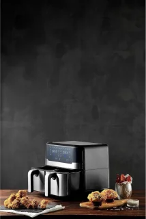 Equivera Dubbele Airfryer Dual Cook