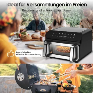 Equivera Dubbele Airfryer Dual Cook