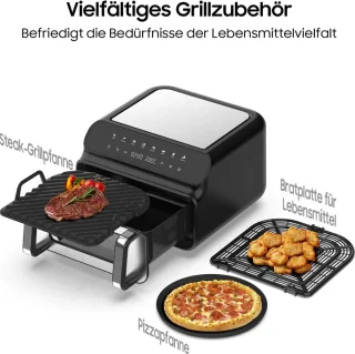 Equivera Dubbele Airfryer Dual Cook