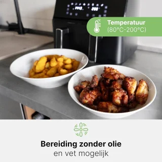 Equivera Dubbele Airfryer Dual Cook