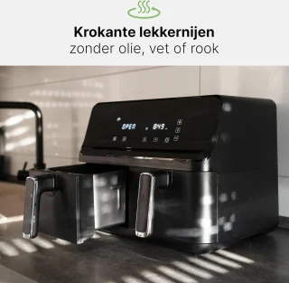 Equivera Dubbele Airfryer Dual Cook