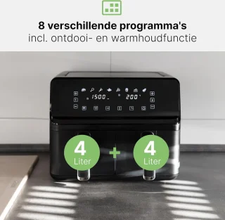 Equivera Dubbele Airfryer Dual Cook