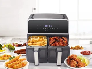 Equivera Dubbele Airfryer Dual Cook