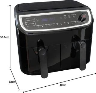 Equivera Dubbele Airfryer Dual Cook