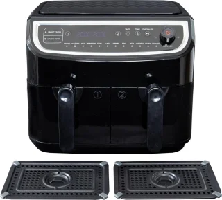 Equivera Dubbele Airfryer Dual Cook