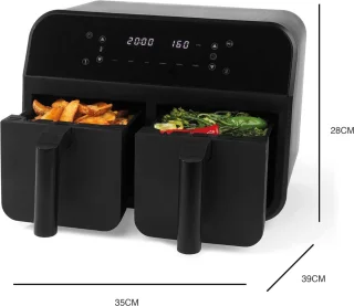 Equivera Dubbele Airfryer Dual Cook