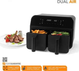 Equivera Dubbele Airfryer Dual Cook