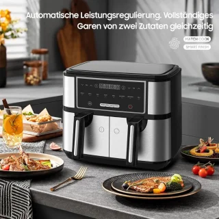 Equivera Dubbele Airfryer Dual Cook