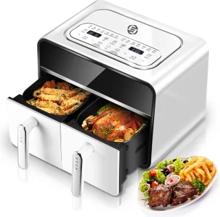 Equivera Dubbele Airfryer Heteluchtfriteuse