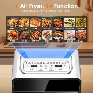 Equivera Dubbele Airfryer Heteluchtfriteuse