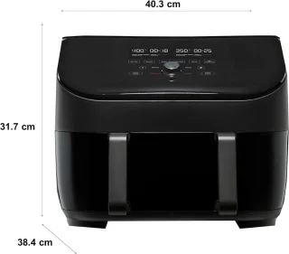 Equivera Dubbele Airfryer Heteluchtfriteuse