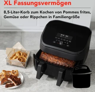 Equivera Dubbele Airfryer Heteluchtfriteuse