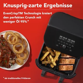 Equivera Dubbele Airfryer Heteluchtfriteuse