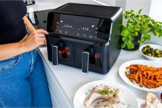 Equivera Dubbele Airfryer - Heteluchtfriteuse