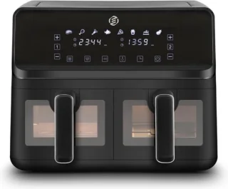 Equivera Dubbele Airfryer - Heteluchtfriteuse