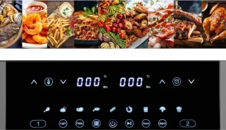 Equivera Mega Dubbele Airfryer Dual Cook