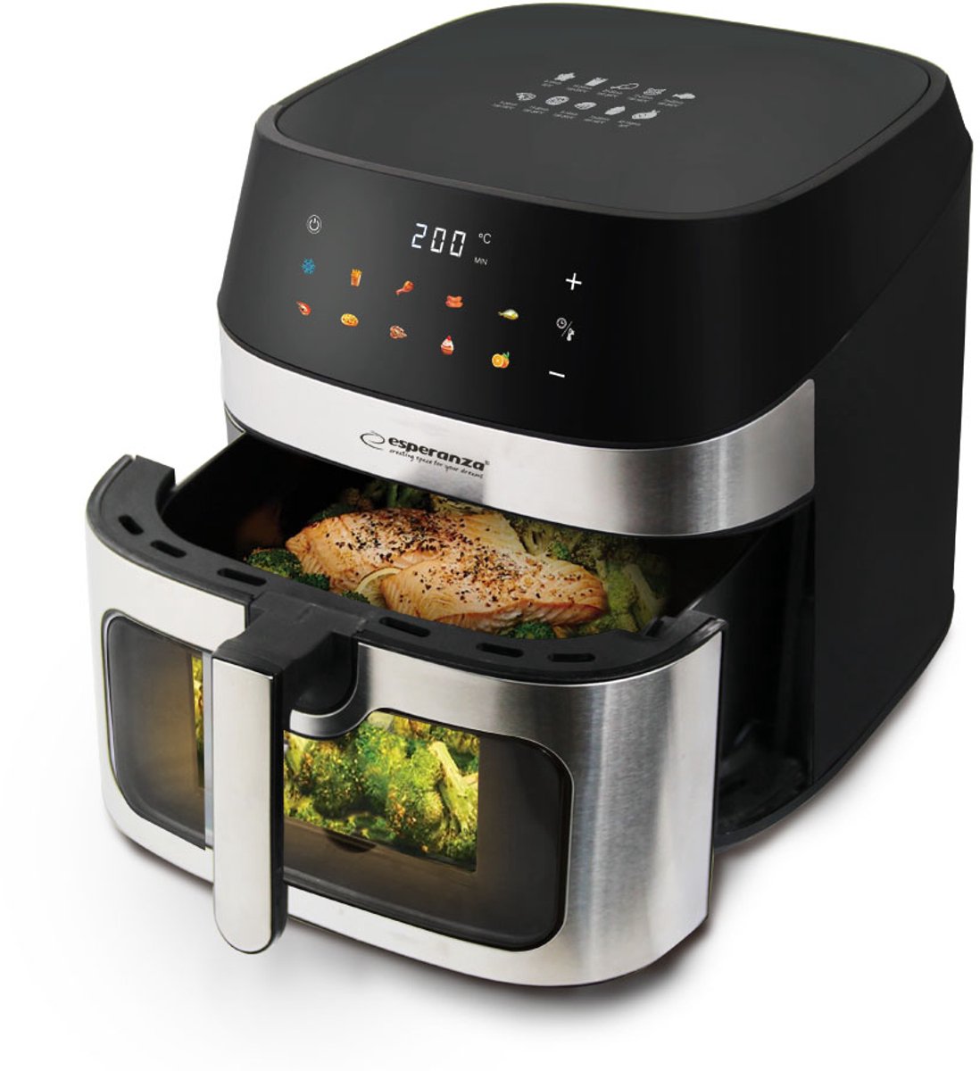 Esperanza PATATE AL FORNO Airfryer 8L Zwart