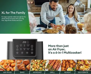 Eszenzics Airfryer XXL 5L 1500W