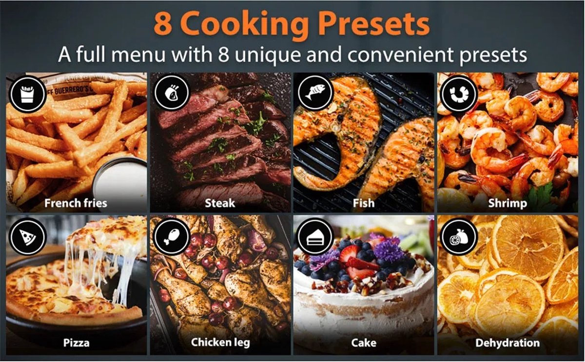 Eszenzics Dubbele Airfryer XL 8L
