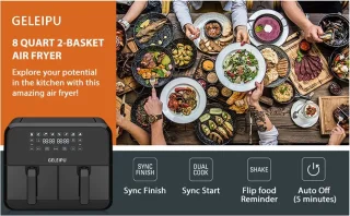 Eszenzics Dubbele Airfryer XL 8L