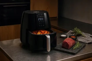 De Etika Airfryer 4L Zwart in één oogopslag