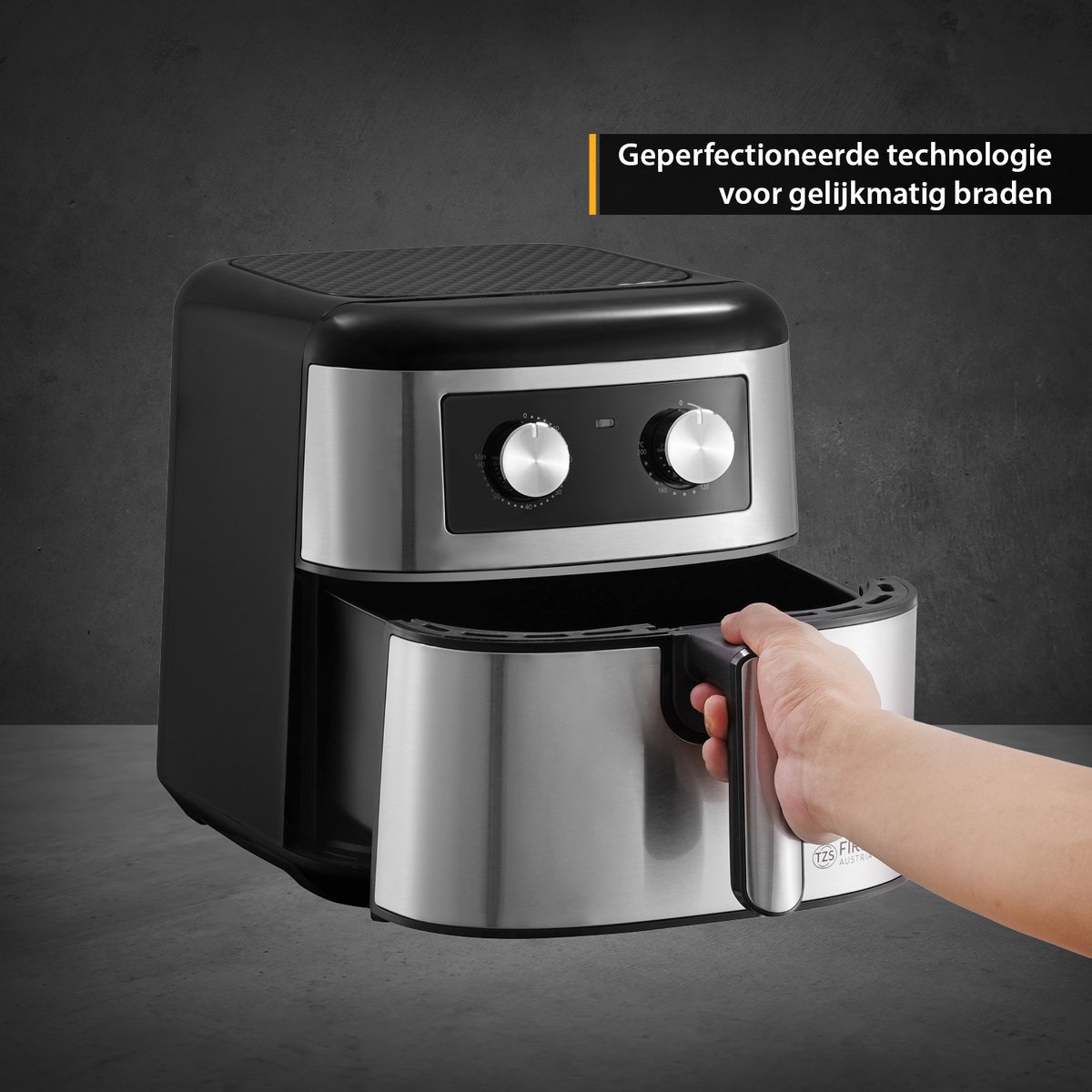 First Austria Airfryer 8L 1700W Zwart