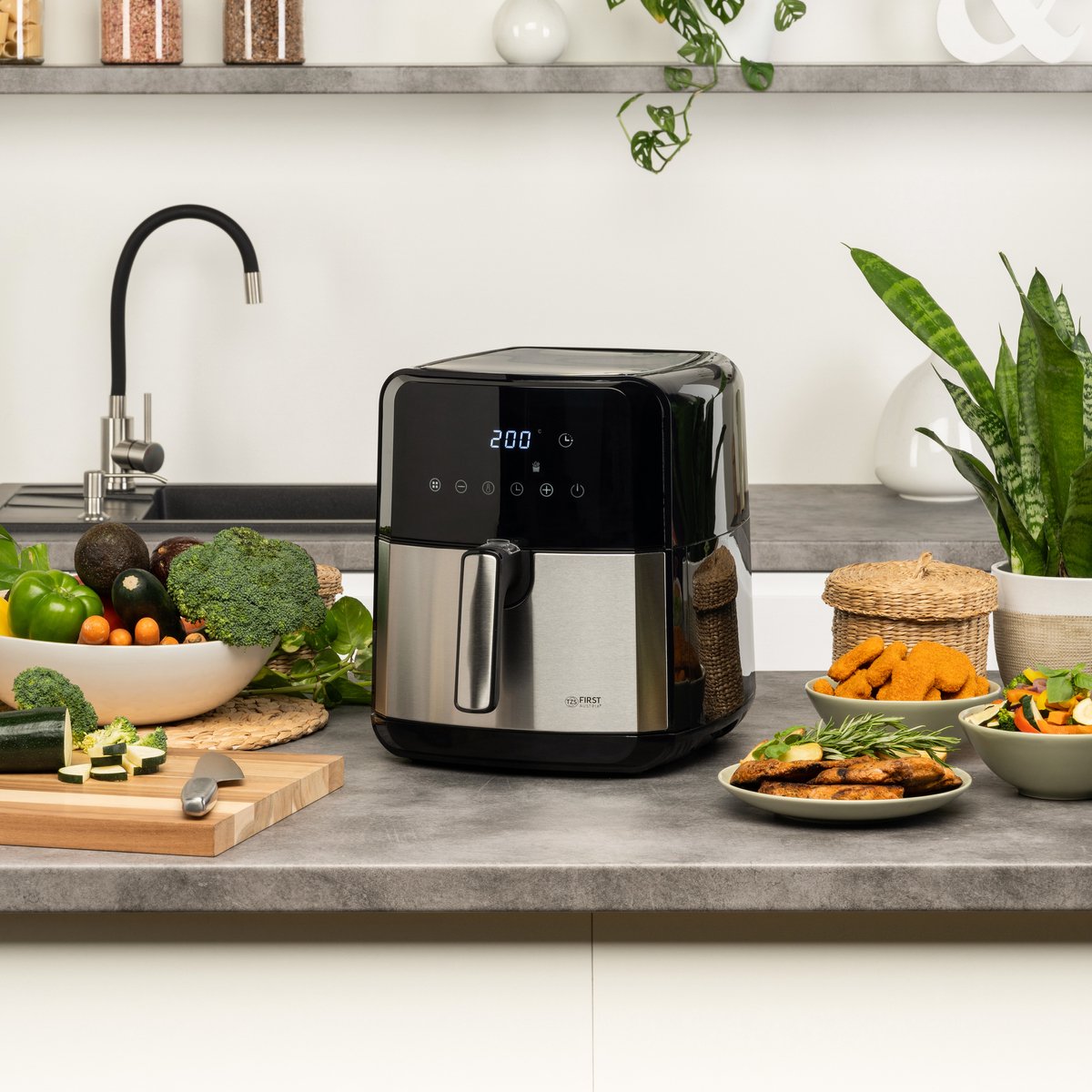 First Austria Airfryer TZS - 5L - Zwart