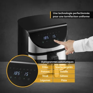 First Austria TZS Airfryer 5,8L Zwart