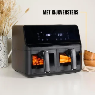 FR-9040 Airfryer Dubbel 2x4 L