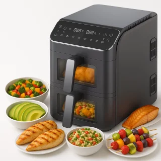 Friac AIF 8100 ST Dubbele Airfryer 11L 2800W