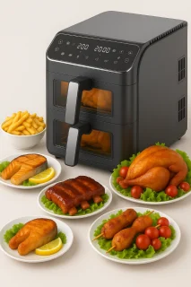 Friac AIF 8100 ST Dubbele Airfryer 11L 2800W