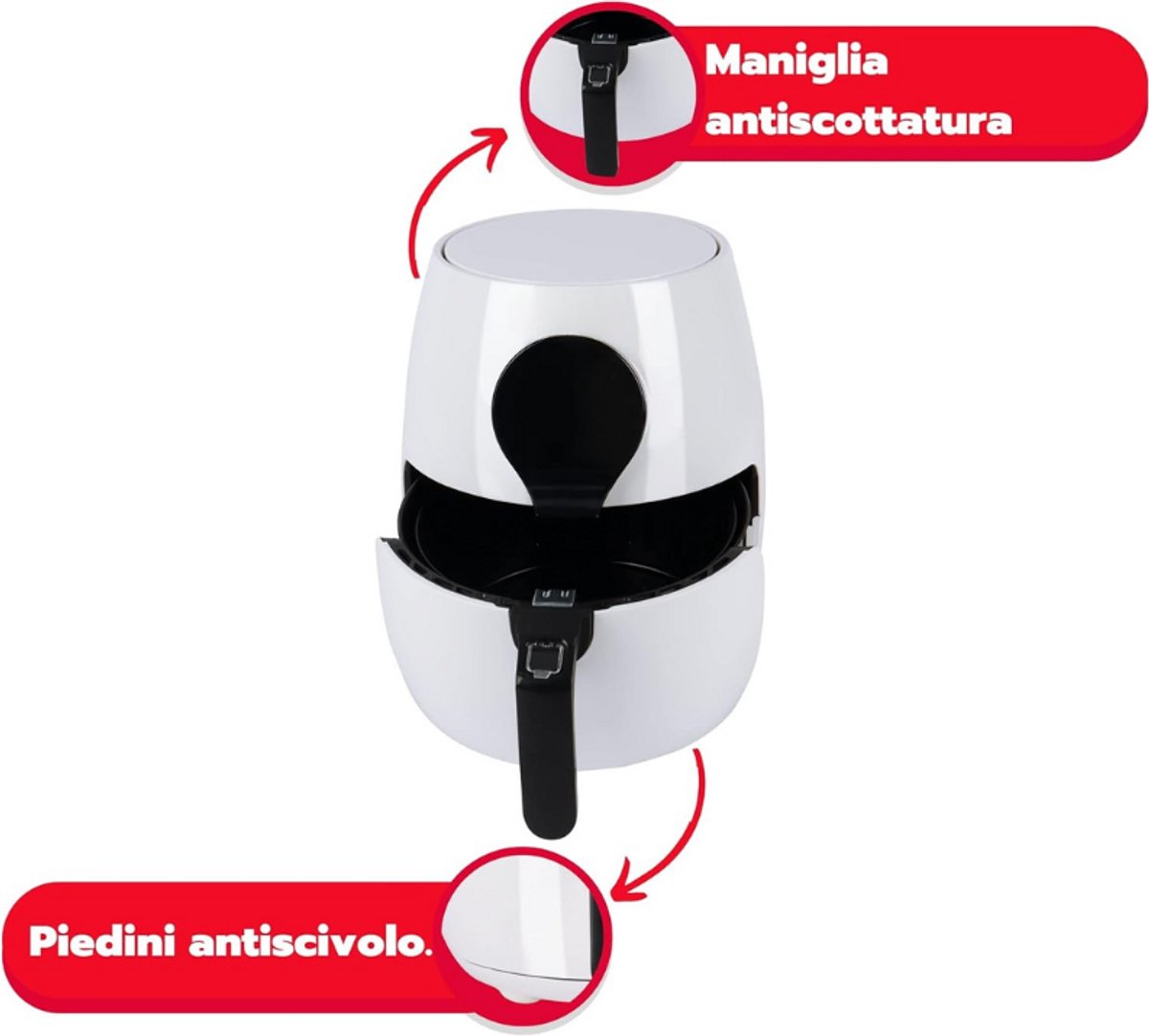 Frigisaba MAXI Rapid Air Fryer 5L Heteluchtfriteuse