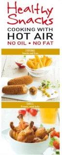 FRITEL SnackTastic 5804 Airfryer Zwart Zilver