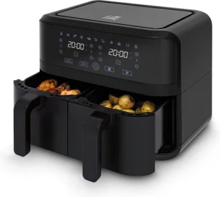 FRITEL Snacktastic 8180 DUO Airfryer 2x4,5L Zwart