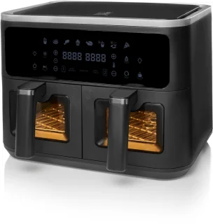 FRITEL SnackTastic ST 8480 dubbele airfryer 2 x 4,5 L