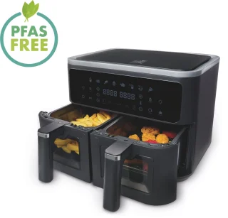 FRITEL SnackTastic ST 8480 dubbele airfryer 2 x 4,5 L