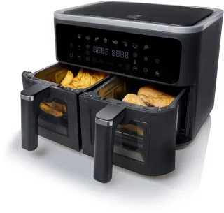 FRITEL SnackTastic ST 8480 dubbele airfryer 2 x 4,5 L