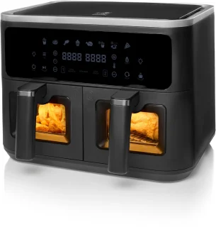 FRITEL SnackTastic ST 8480 dubbele airfryer 2 x 4,5 L
