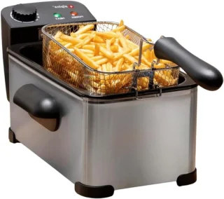 Friteuse 3 liter zilver