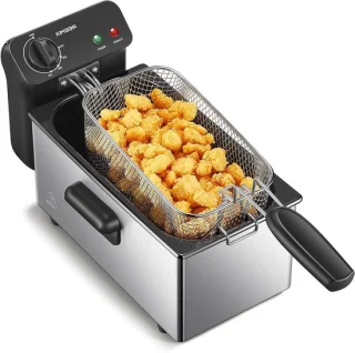 Friteuse airfryer 3 liter zilver