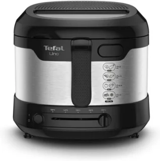 Friteuse compact frituur zwart rvs