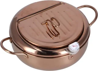 Friteuse rosé goud