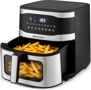 Fry Force Luchtfriteuse 9L Zwart/Zilver